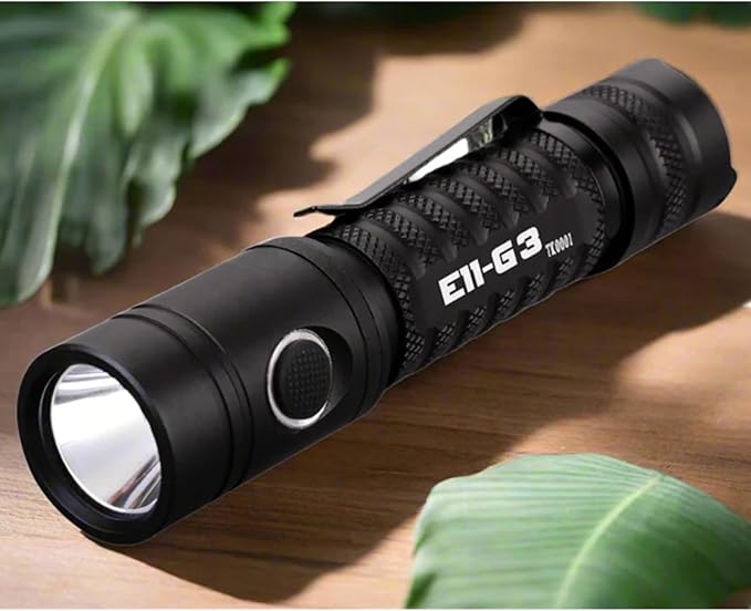 PowerTac E11-G3 2020 Lumen Rechargeable Flashlight, Type-C Charging, IPX8 Waterproof, 6 Modes