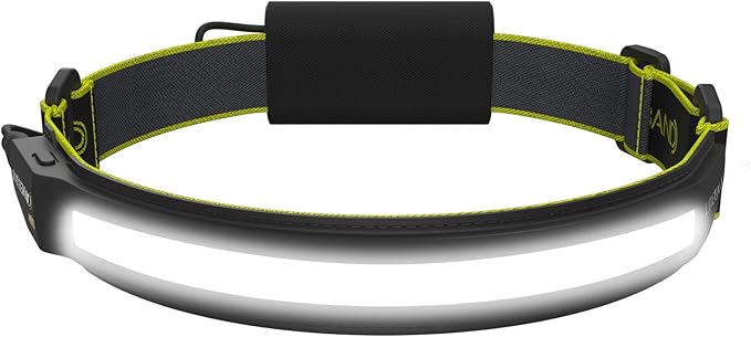 LED Headlamp Liteband Lightweight ACTIV 1000 Lumen Bright Head Lamp, Powerful High Rechargeable