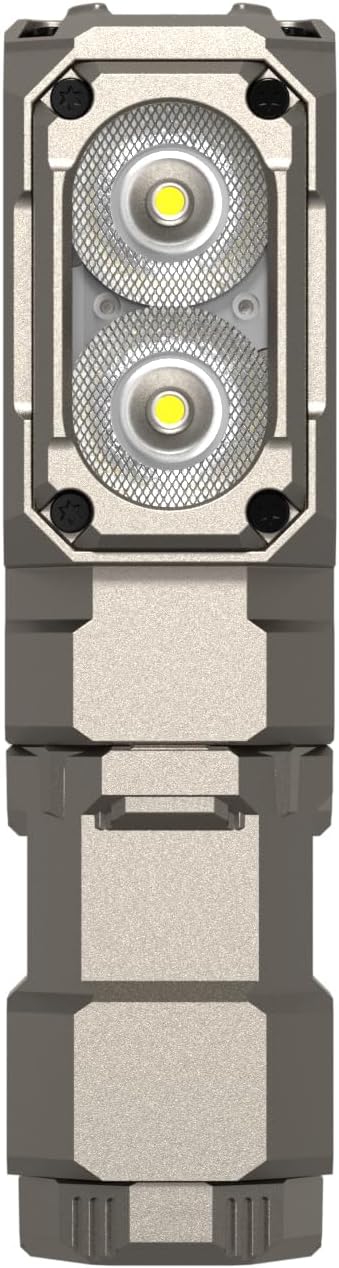 WUBEN Khaki Mini Flashlight Battery Extension Tube(Model: E7), for Outdoor/Indoor Activities