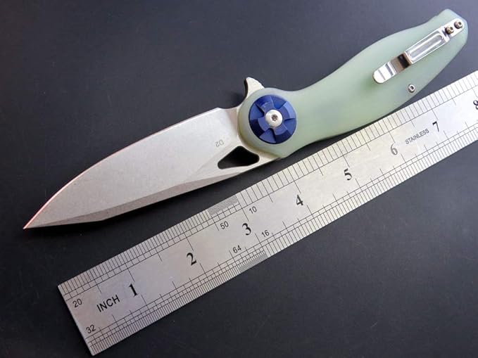 Eafengrow EF76 Ball Bearing Folding Knife for Camping EDC Pocket Knife with G10 Handle & D2