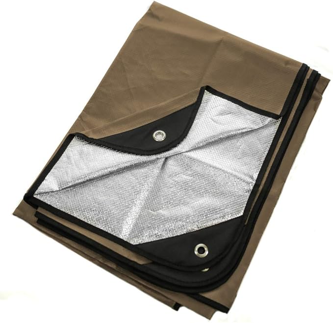 Arcturus Insulated Tarp, Reusable Heavy Duty Thermal Survival Blanket ??60x82in, Reflects 90% Body
