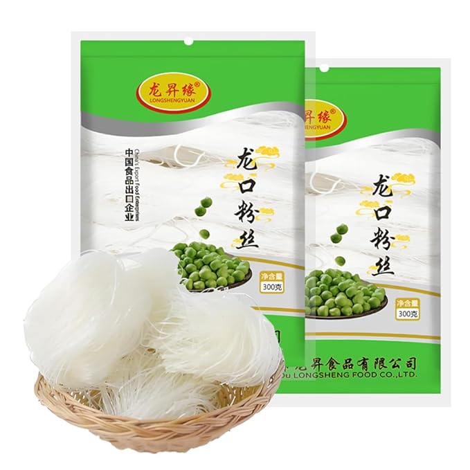 21.16oz Glass Noodles Stir fried dishes，cold mixed hot pot-Authentic Longkou Glass Noodles for