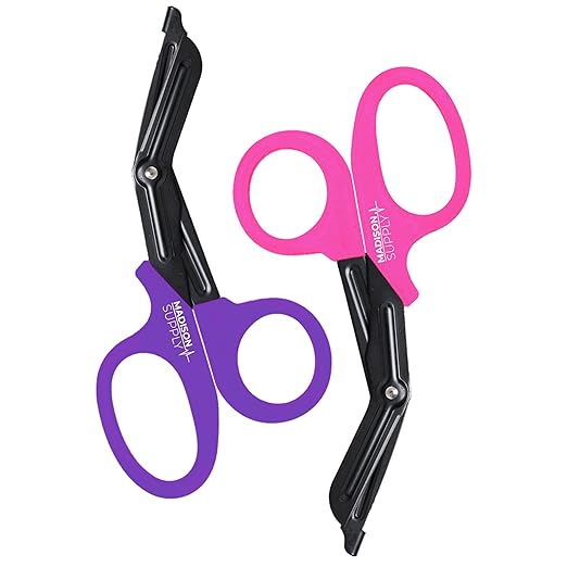 Madison Supply Medical Scissors, EMT and Trauma Shears - 7.5 Inch Quality Stainless Steel Bandage