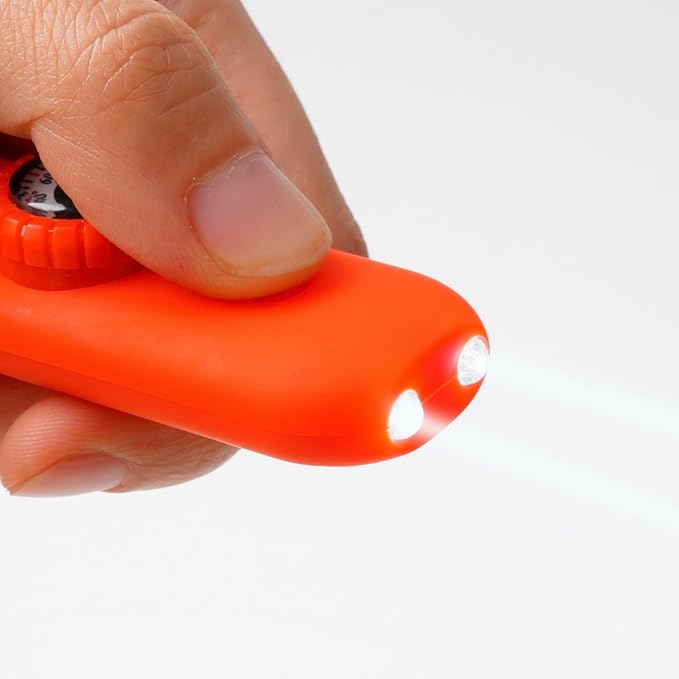 Emergency Survival Safety Whistle，Whistle for Kids with Lanyard,Compass,Thermometer,Ideal for