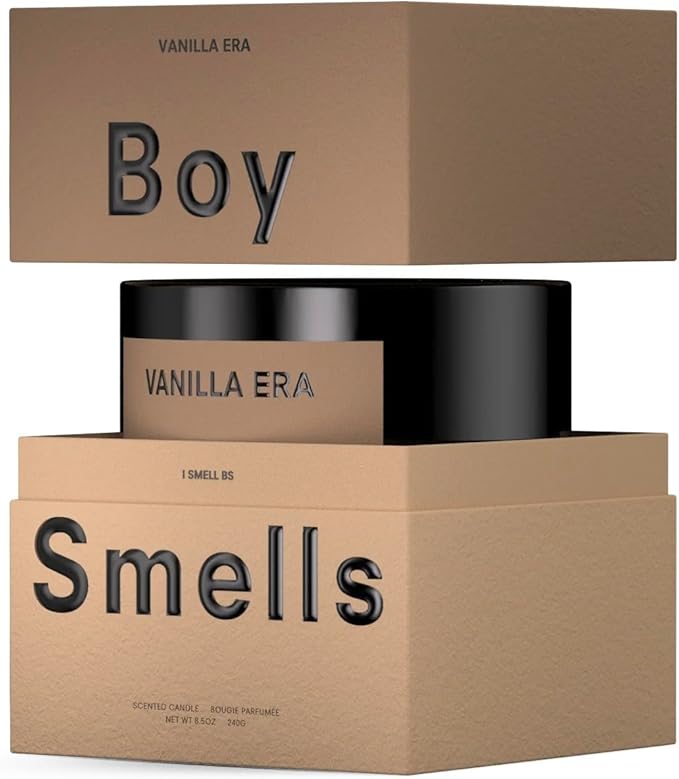 Boy Smells - Vanilla Era Scented Candles for Men and Women - 8.5 oz - Soy, Coconut Wax Candle Blend