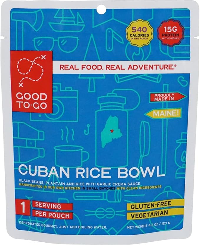 GOOD TO-GO Weekender 3-Pack | 2 Entrees + 1 Breakfast | Camping Food, Backpacking Food | Just Add