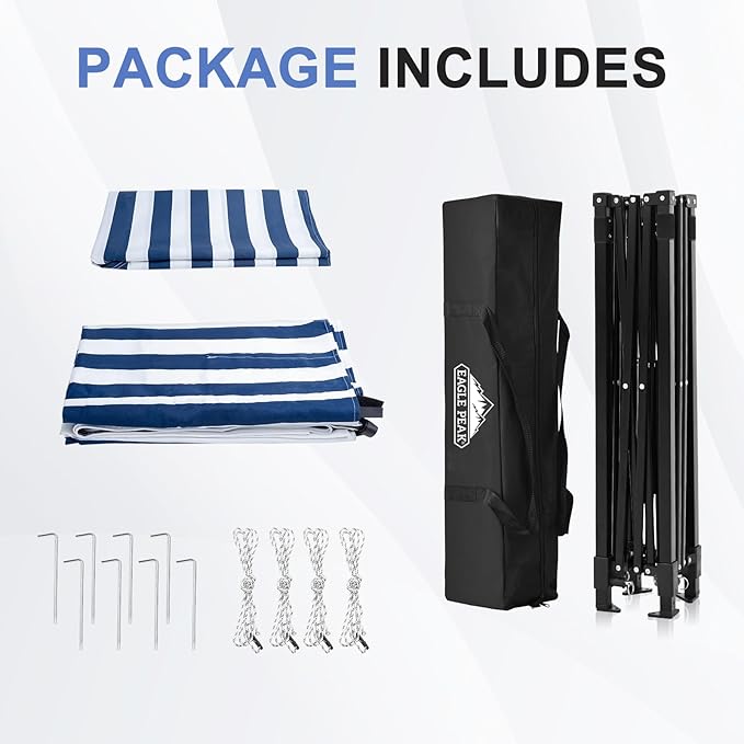 EAGLE PEAK EAGLE PEAK Flex Ultra Compact Pop-up Canopy, Sun Shelter, Changing Room, Portable