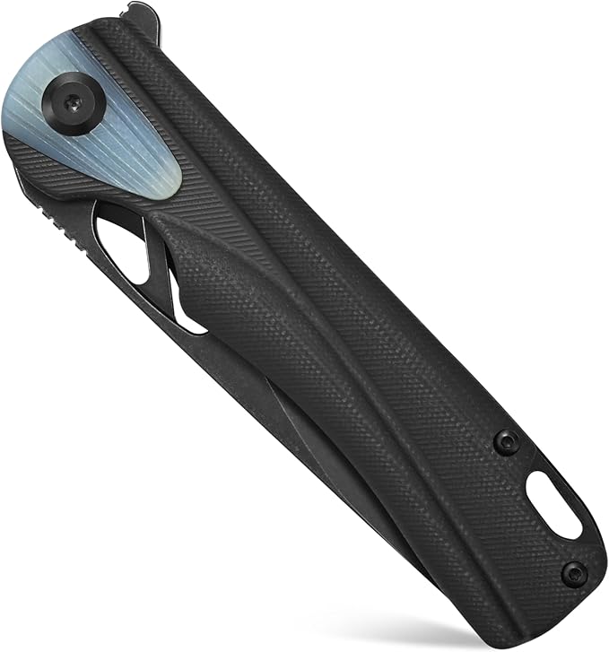 Sitivien ST165 Folding Knife,K110 Steel Blade with G10 Handle EDC Tool Knife Pocket Knife for