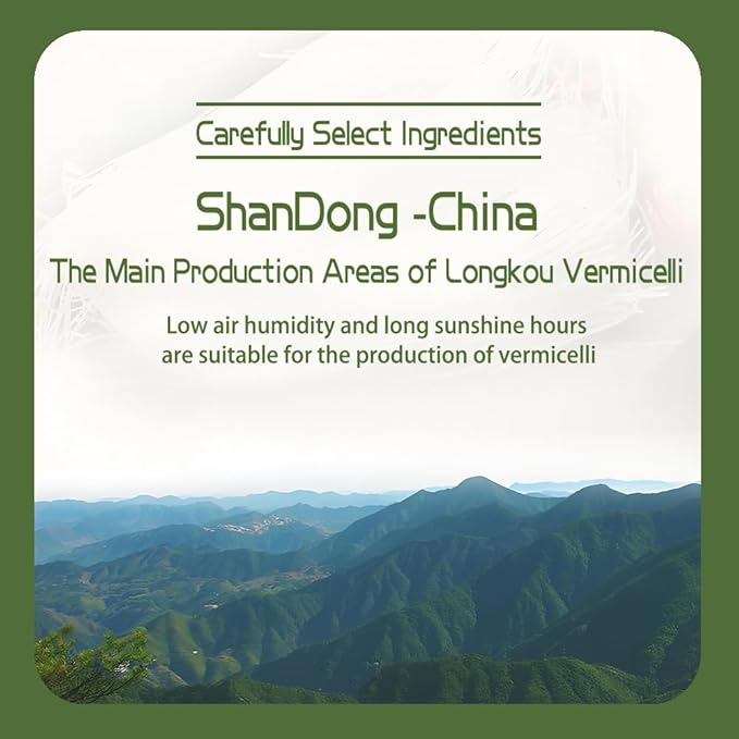 21.16oz Glass Noodles Stir fried dishes，cold mixed hot pot-Authentic Longkou Glass Noodles for