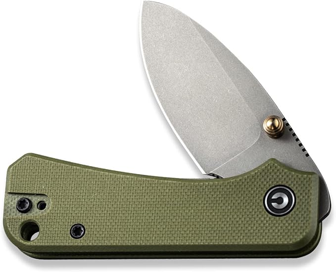 CIVIVI Baby Banter Pocket Folding Knife for EDC, 2.34" Blade Small Knife with Titanium Thumb Stud