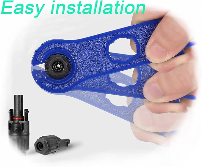 Solar Y Connector,Solar Y Branch Parallel Cable 2 to 4 Male Female Solar Connector Adapter,10AWG