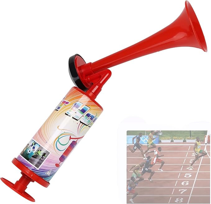 Air Horn Noise Maker Graduation Hand Push Horn Handheld Airhorn for Boats,Camping,Party Supplies