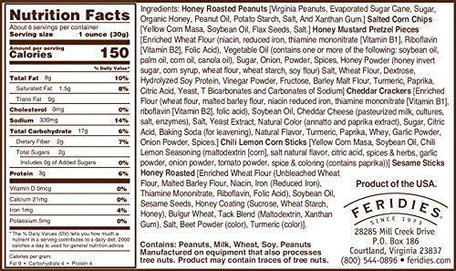 FERIDIES Sweet and Spicy Snack and Trail Mix Assortment (Rt.58 Trail Mix, Campfire Crunch, Happy