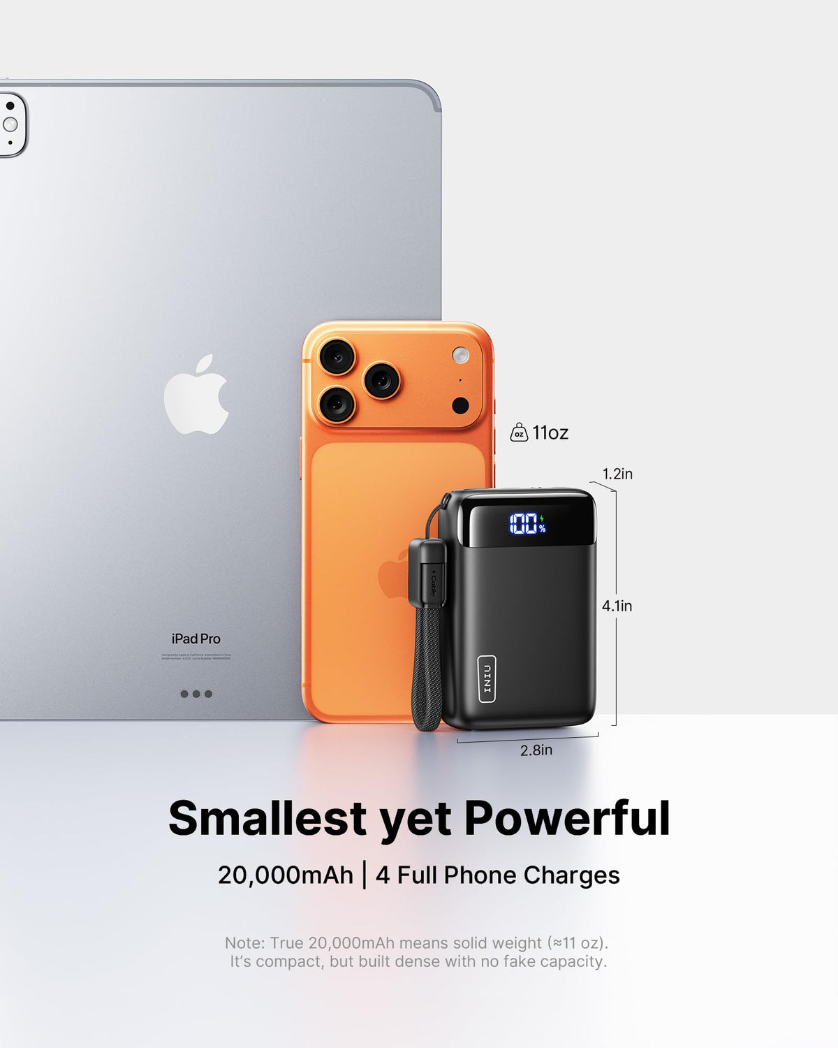 INIU Portable Charger, Smallest 20000mAh 22.5W Fast Charging Power Bank
