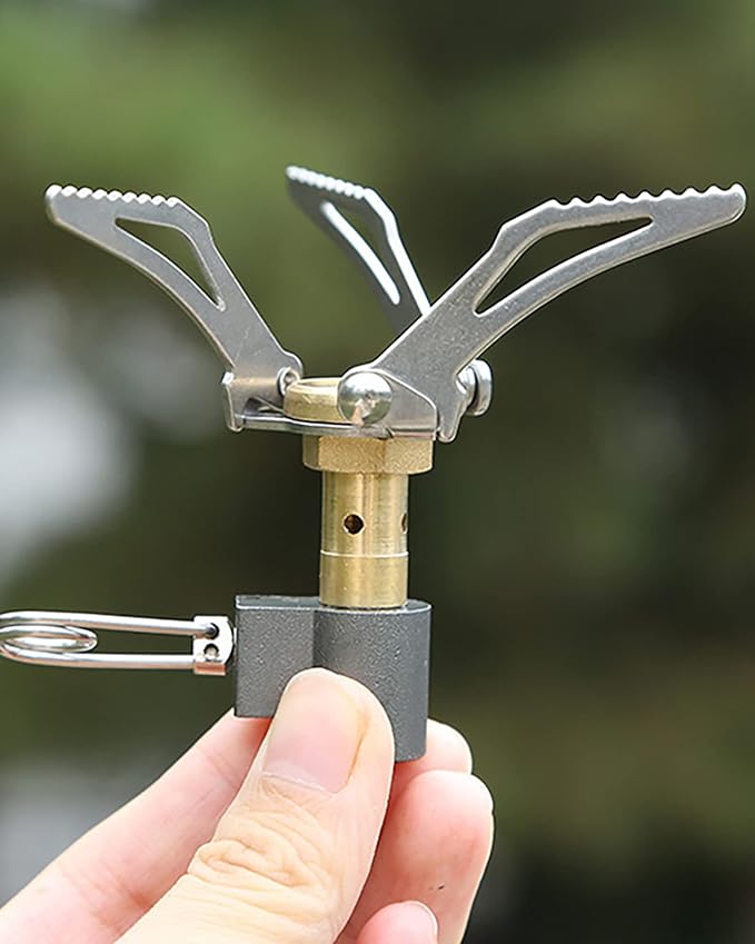 Mini Backpacking Stove,Pocket Rocket Burner,Ultralight Camp Gas Stove,Portable Propane