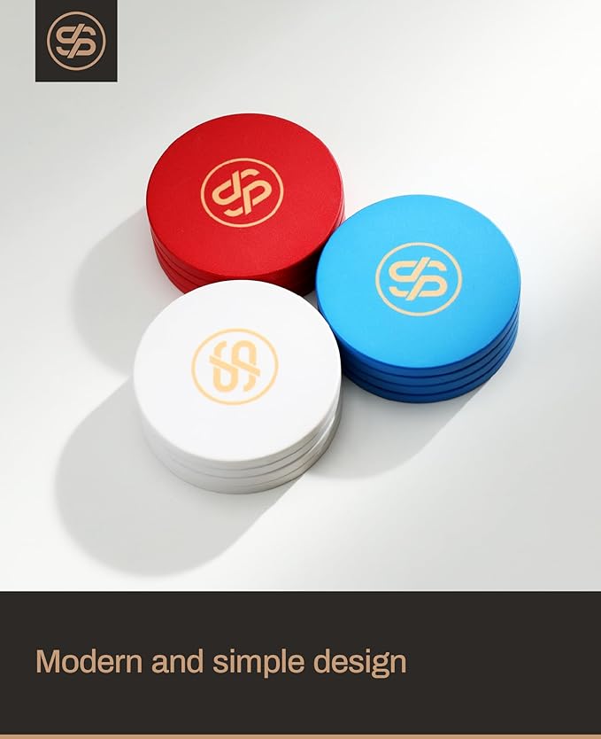 SLOWPLAY Godel Ceramic Poker Chips in Bulk, Casino Grade Ceramic 10-Gram Poker Chip for Texas