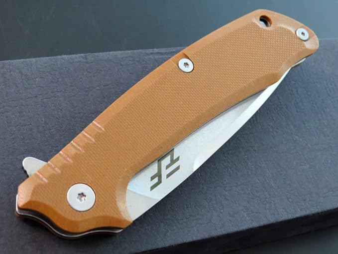 Eafengrow EF223 Folding Knife D2 Blade with G10 Handle Multi Pocket Knife Survival Outdoor Camping