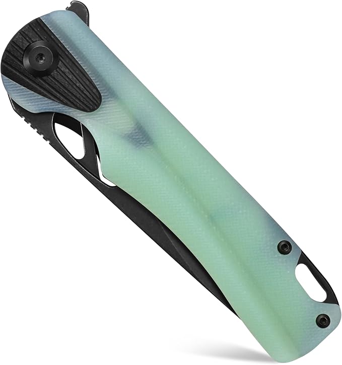 Sitivien ST165 Folding Knife,K110 Steel Blade with G10 Handle EDC Tool Knife Pocket Knife for