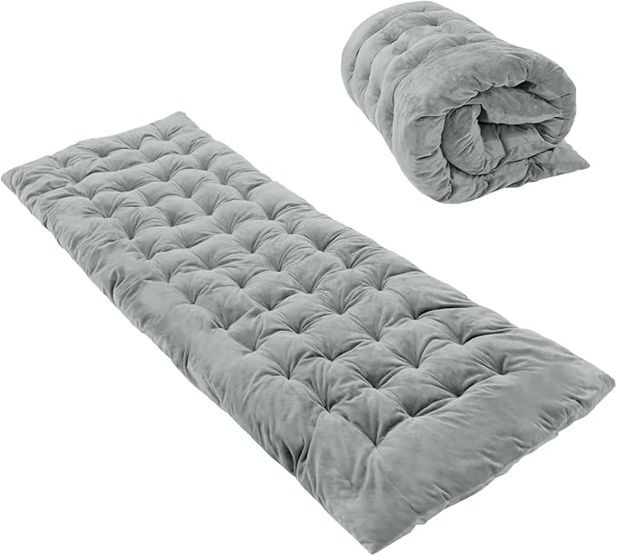 REDCAMP Folding Cot Pads for Sleeping Extra Thick, Soft Comfortable Velvet & Corduroy Cotton
