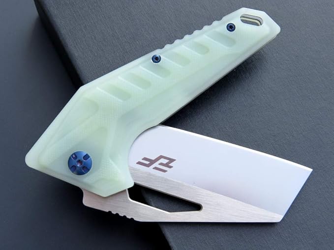 Eafengrow EF933 Pocket Folding Knife EDC D2 Steel Blade Knives G10 Handle Pocket Clip EDC Knife