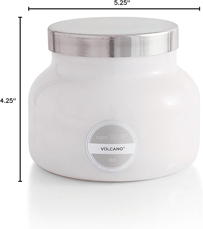 Capri Blue Volcano Scented Candles - Luxury Glass Jar Candles for Home Scented with Tropical Fruit