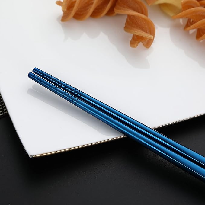 DEVICO Portable Utensils, Travel Camping Cutlery Set, 8-Piece including Knife Fork Spoon Chopsticks
