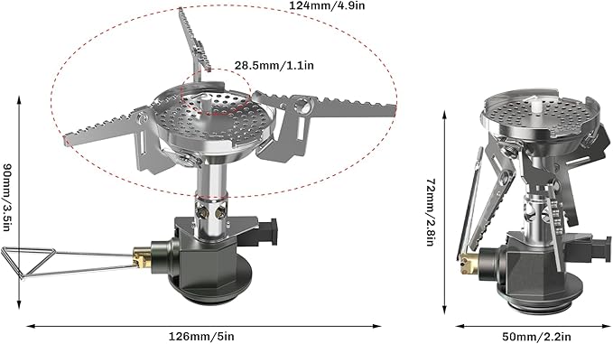 Fire-Maple Greenpeak 2 Backpacking & Camping Stove with Micro Regulated Valve - Ultralight