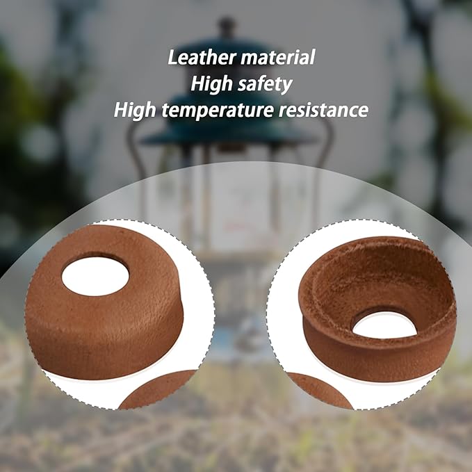 216-5091 Leather Pump Cups(5PCS) Compatible with Coleman lanterns and stoves (Fits for models 220
