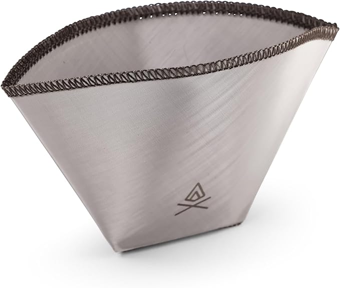 VSSL Nest #1 Stainless Steel Mesh Coffee Filter, Transportable and Compact, Perfect For Camping
