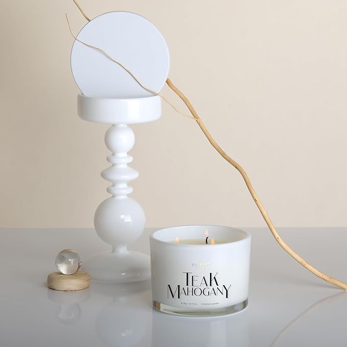 Scented Candles for Home - Large 3 Wick Jar Candles - Natural Soy Wax Candles Gifts for Women & Men
