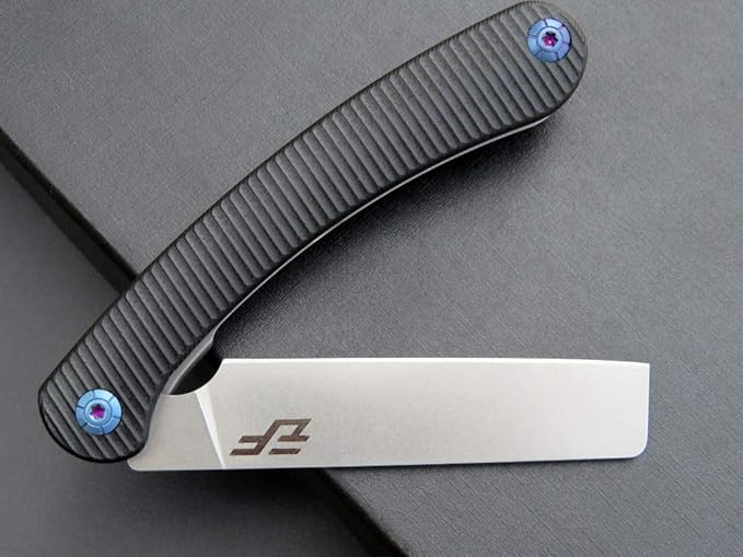 Eafengrow EF939 Folding Pocket Knife with D2 Steel Blade G10 Handle; EDC Pocket Folding Knife for
