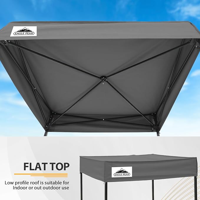 EAGLE PEAK Flex Compact 4x4 Pop-up Canopy Changing Room, Portable Privacy Dressing Room for Indoor
