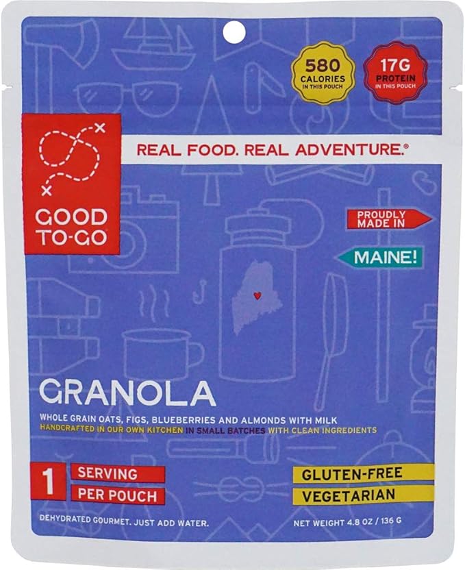 GOOD TO-GO Weekender 3-Pack | 2 Entrees + 1 Breakfast | Camping Food, Backpacking Food | Just Add