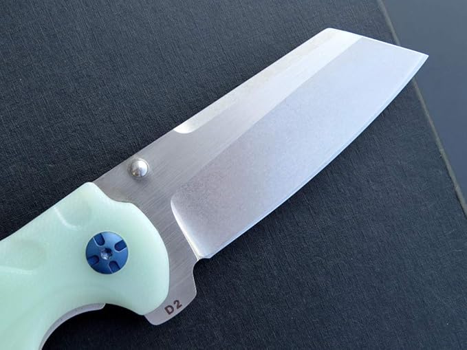 Eafengrow EF932 Pocket Knife G10 Handle D2 Steel Blade Knife with Ball Bearing Safe Open Flipper
