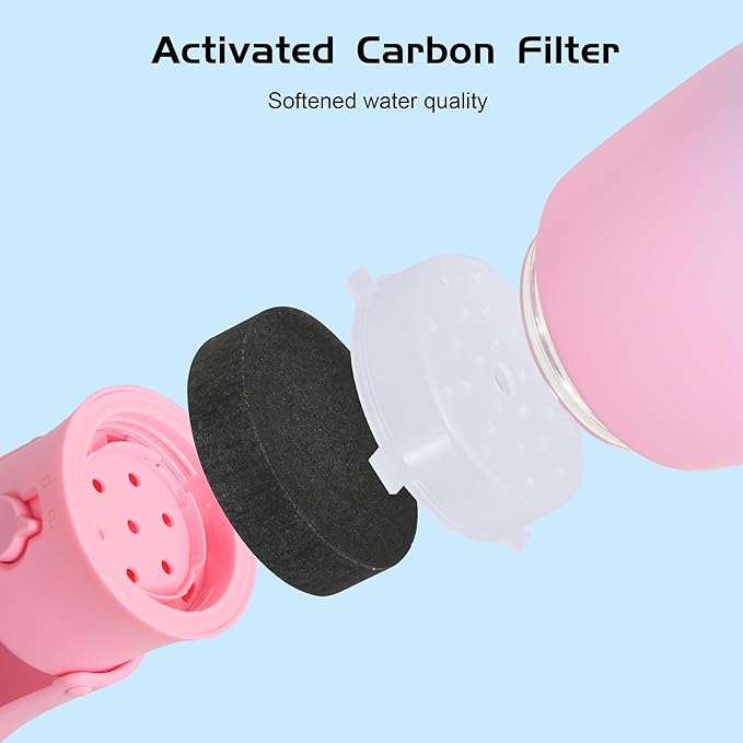 Dog Water Bottle, Travel Puppy Water Bowl, Leak Proof Portable Puppy Water Dispenser, Foldable Dog