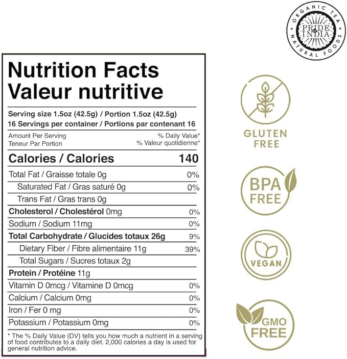 Pride Of India - PACK of 6 - Indian Whole Dark Kidney Beans - Protein & Fiber Rich Rajma, 1.5 Pound