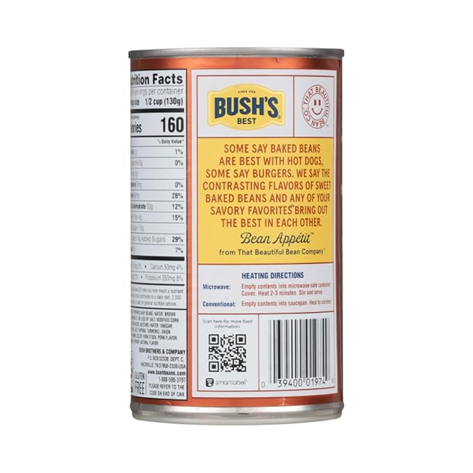Bush's Best Baked Beans, Country Style Classics, 3 Country Style (28 Oz), 3 Brown Sugar Hickory (28