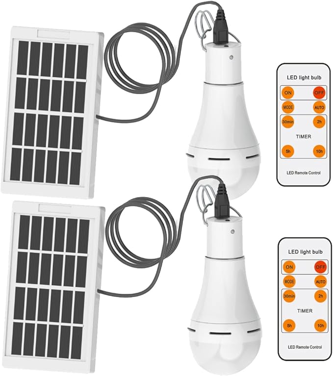 Solar Light Bulb Portable 350LM Solar Powered Camping Light Led Lantern Outdoor for Lamp Light