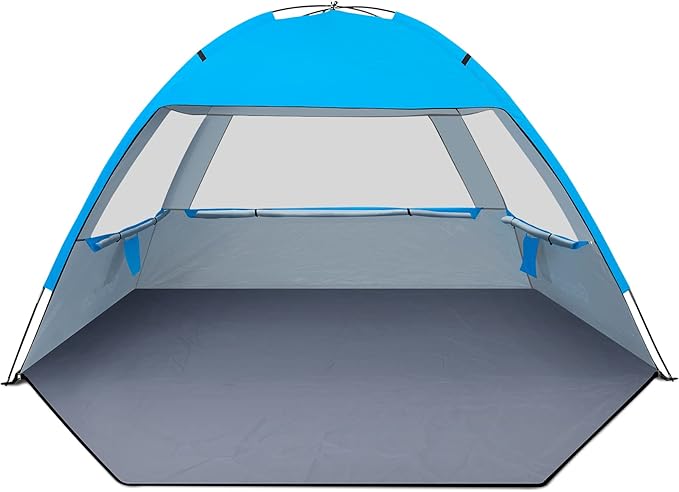 Gorich Beach Tent Sun Shelter for 3/4-5/6-7/8-10 Person with UPF 50ï¼?UV Protection, Lightweight &