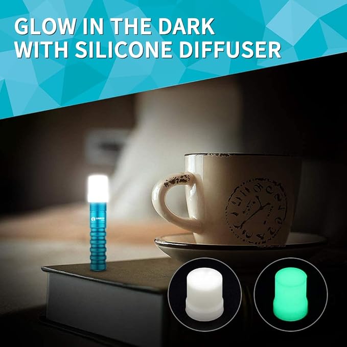 LUMINTOP EDC01 Keychain Flashlight 120 lumens Pocket EDC Flashlight 36 Hours Long Lasting IPX8