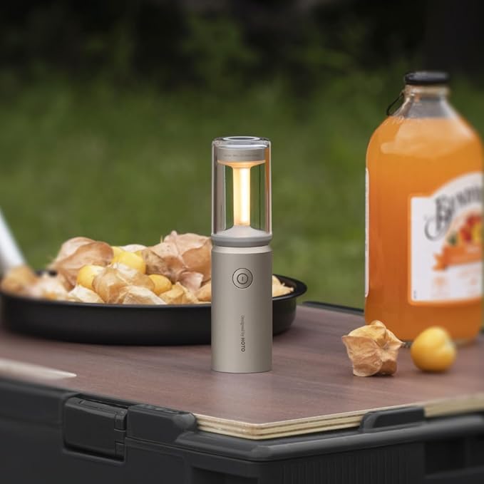 HOTO Outdoor Camping Flashlight Rechargeable, 3-in1 Camping Lantern 3100mAh, IP66 Water Resistant
