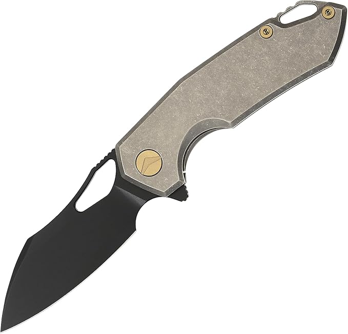 Folding Knife pocket knife EDC Knife With Clip Survival knife Camping knife - M390 Steel Titanium