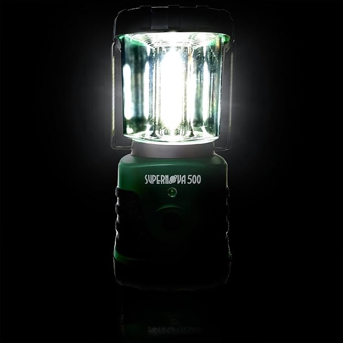 Supernova Battery Powered Lantern, Bright, Long Lasting, Weather-Resistant LED Camping Lantern