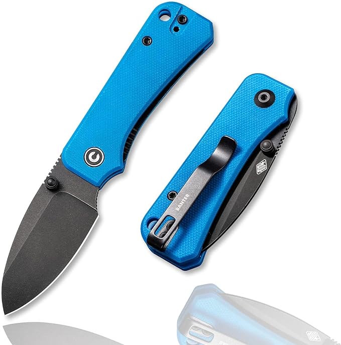 CIVIVI Baby Banter Pocket Folding Knife for EDC, 2.34" Blade Small Knife with Titanium Thumb Stud