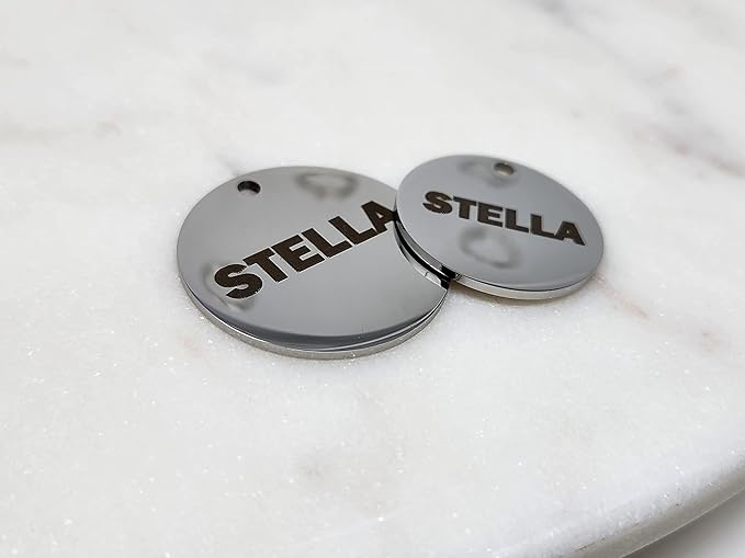 Dr. Fremont's Stainless Steel Pet ID Tags Engraved and Personalized for Dogs and Cats on Both Sides