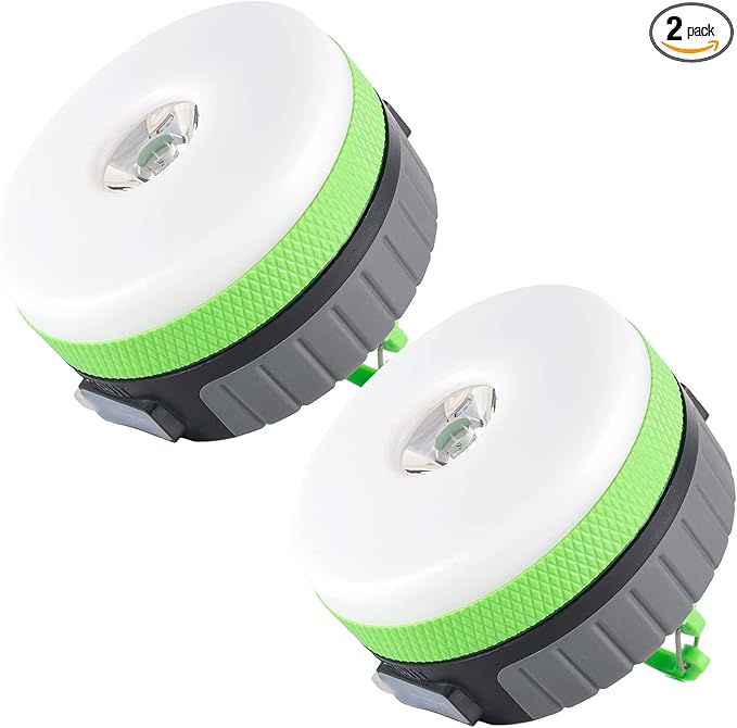LIT-PaTH LED Camping Lantern, Rechargeable Light with Magnet Base, 2200 mAh, Survival Kit for