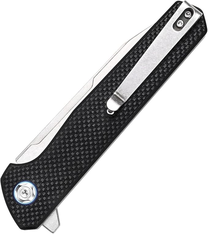 Sitivien ST135 Folding Knife,D2 Steel Blade G10 Handle Outdoor EDC Knife for Hunting Fishing