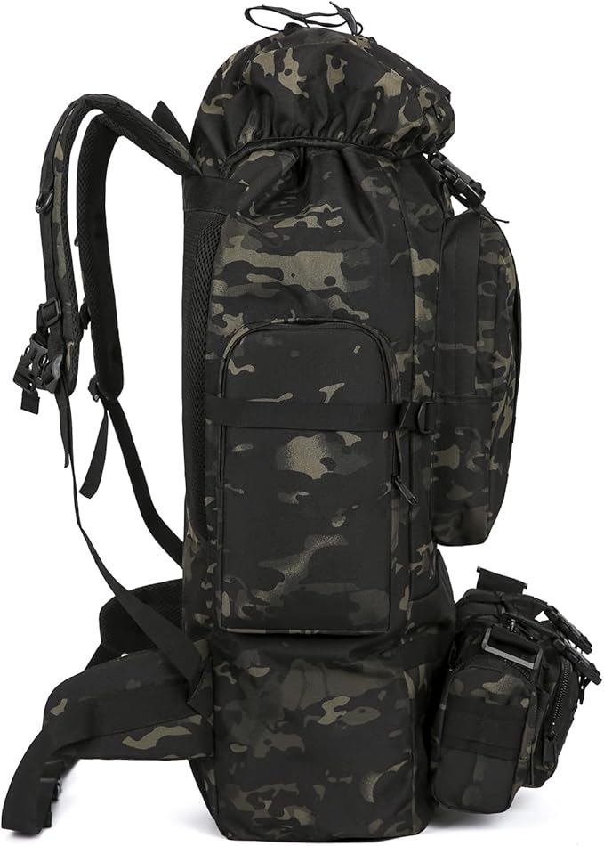 King'sGuard 100L Camping Hiking Backpack Molle Rucksack Military Camping Backpacking Daypack