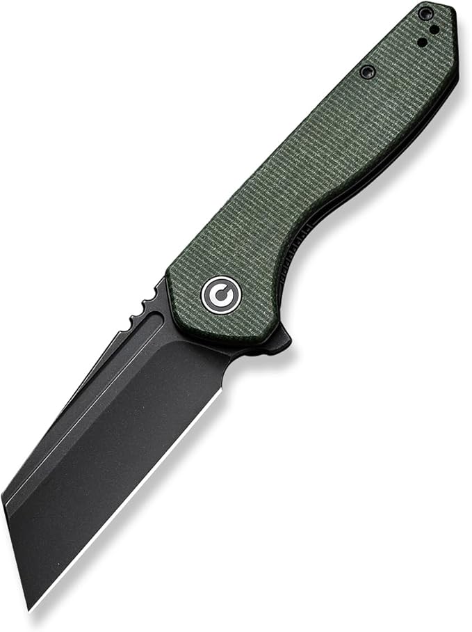 CIVIVI Pocket Knife for Men, ExOne Folding Knife with Flipper, 2.94" Nitro-V Reverse Tanto Blade