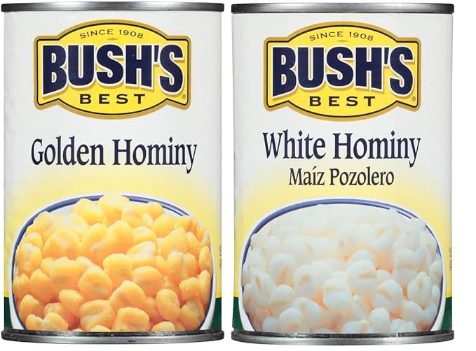 Bush's Best Baked Beans Variety Pack, 3 Golden Hominy Beans, 3 White Hominy Beans, 1 CT